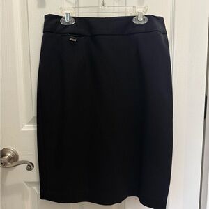 Calvin Klein Classic Black Pencil Skirt